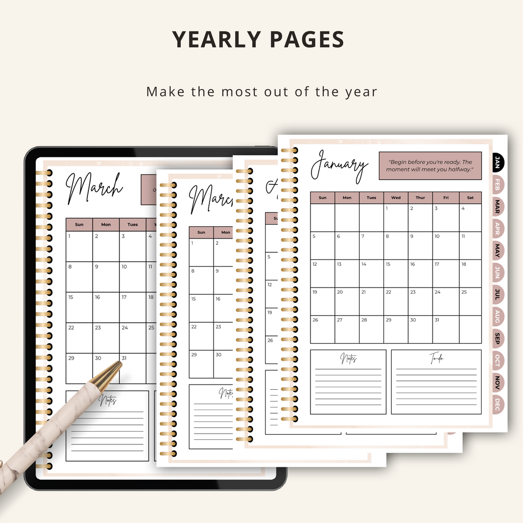 2026 Digital Planner Calendar