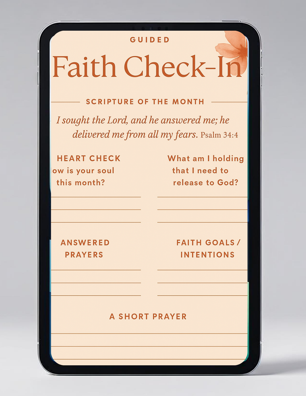 A Year of Grace: A Scripture-Inspired 2026 Planner