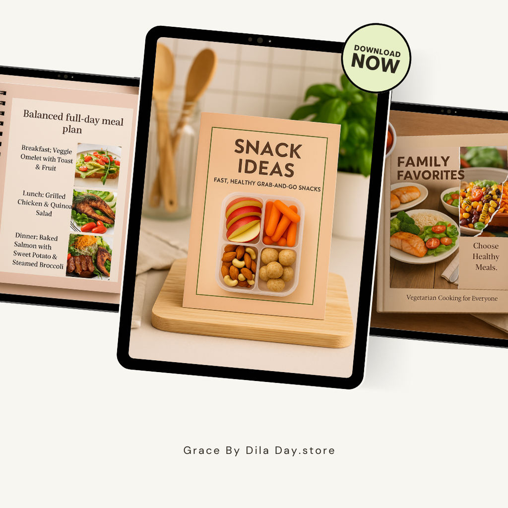 Everyday Meal Planning Bundle -Plan smarter. Shop wiser. Cook with grace.