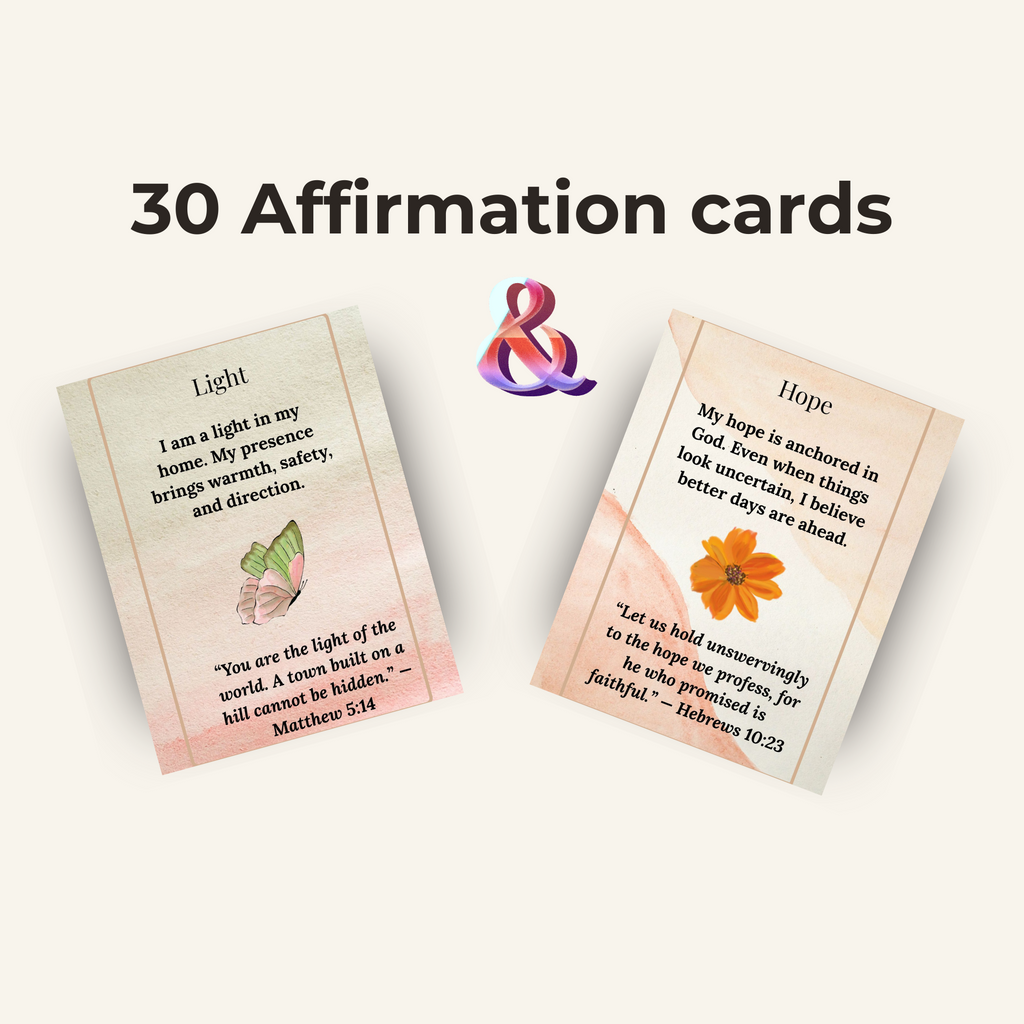 Words of Grace: 30 Affirmation Cards for Moms