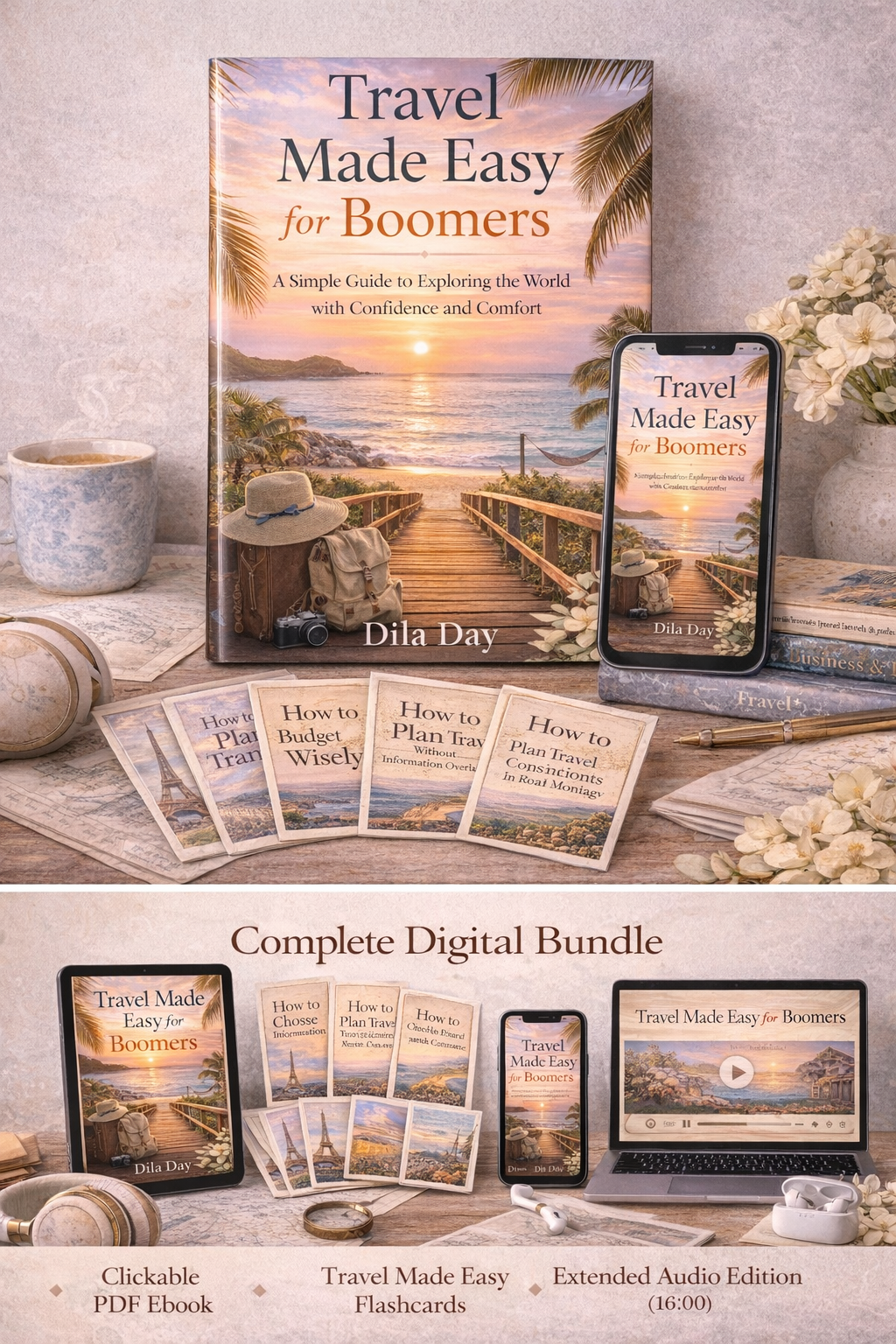 Travel Made Easy For Boomers-A Simple, Confidence-Building Guide to Exploring the World with Comfort and Peace of Mind