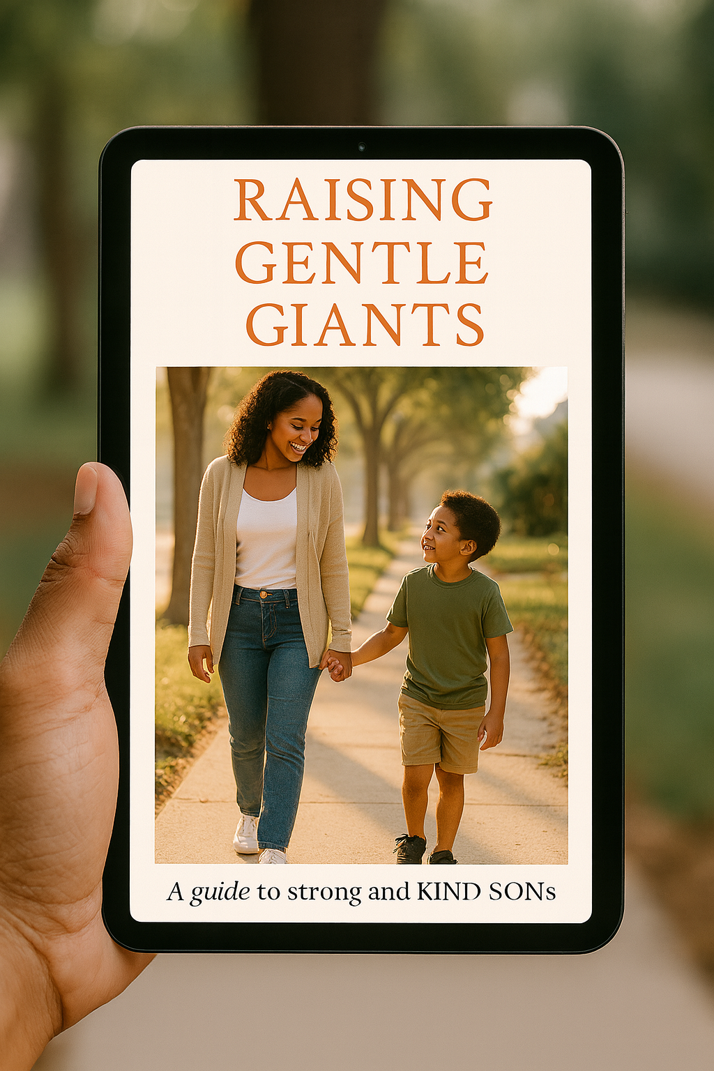 Raising Gentle Giants: A Guide to Strong and Kind Sons + Bonus: Words of Grace for Gentle Giants Affirmation Cards