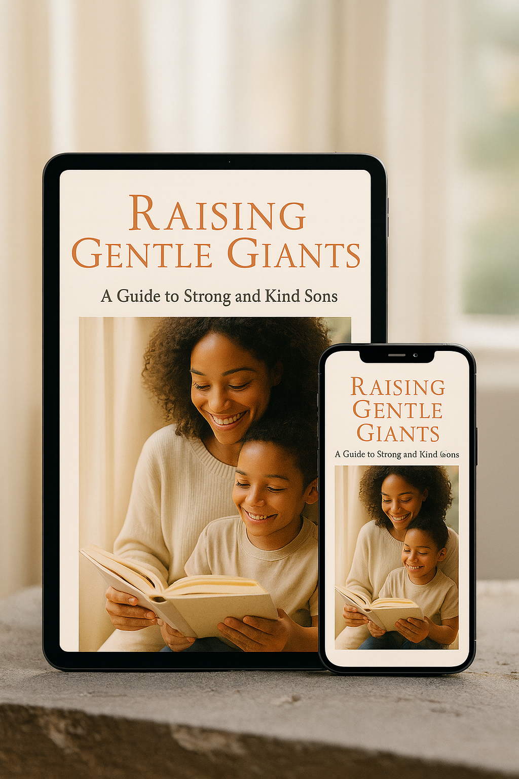 Raising Gentle Giants: A Guide to Strong and Kind Sons + Bonus: Words of Grace for Gentle Giants Affirmation Cards