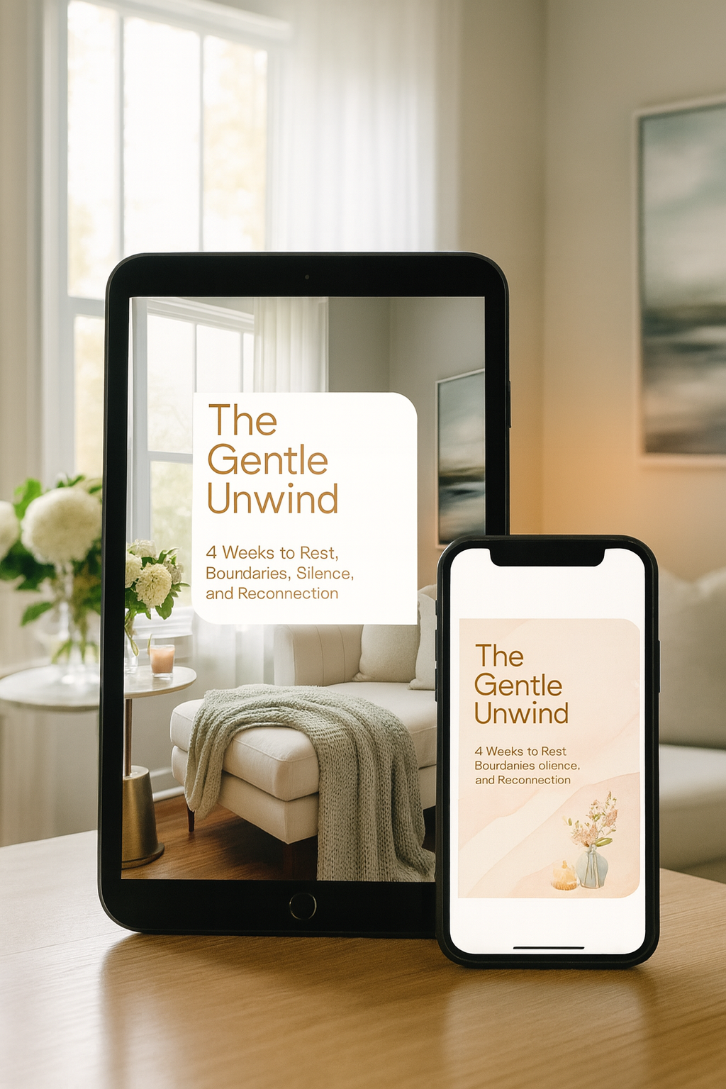 The Gentle Unwind: 4 Weeks to Rest, Boundaries, Silence, and Reconnection