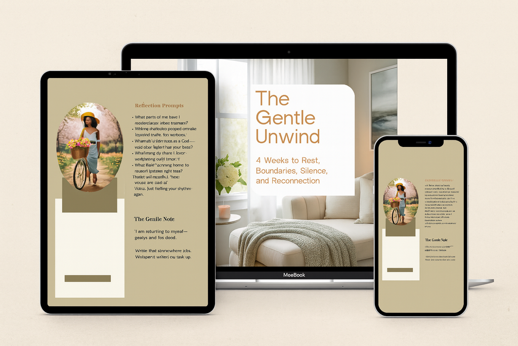 The Gentle Unwind: 4 Weeks to Rest, Boundaries, Silence, and Reconnection