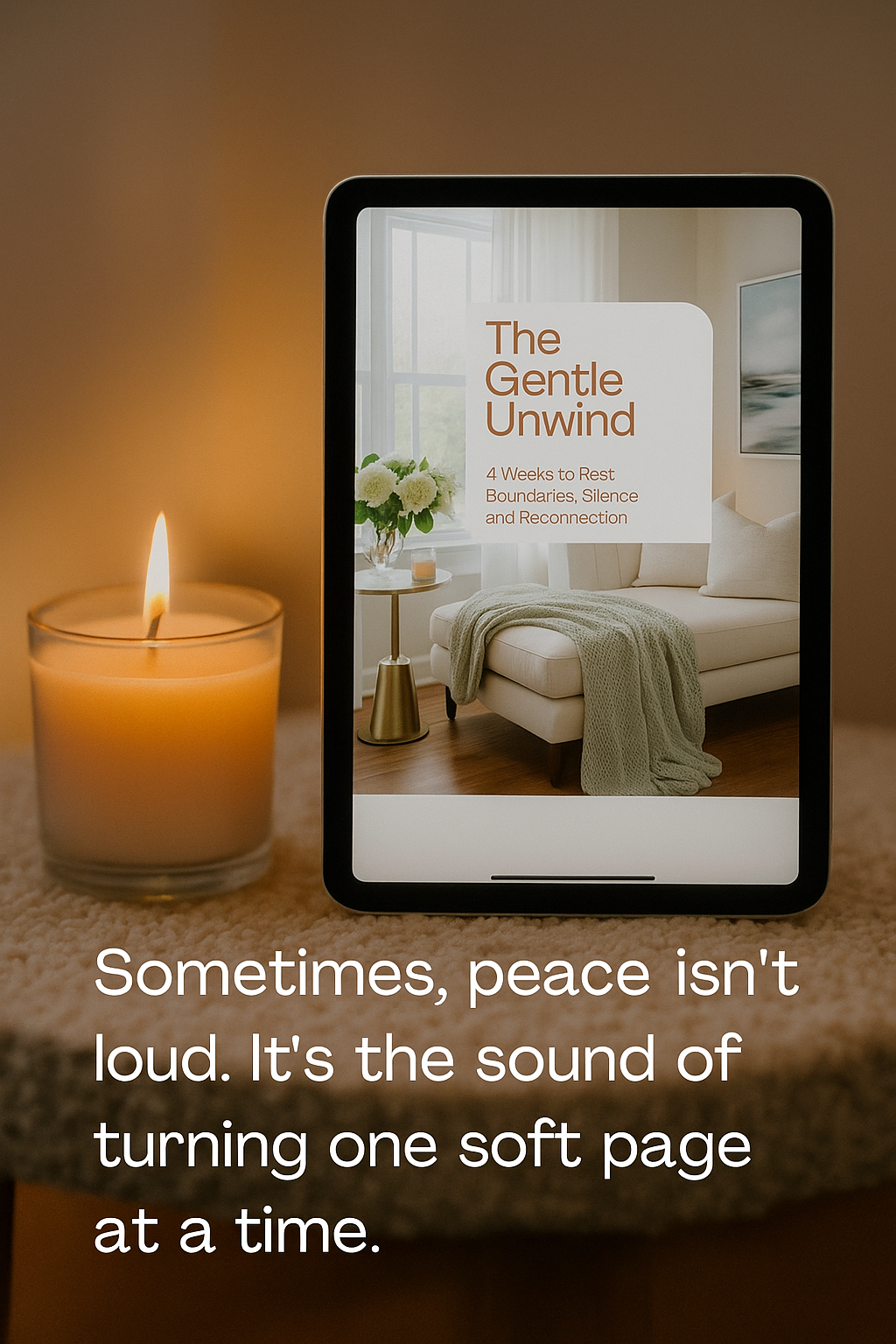 The Gentle Unwind: 4 Weeks to Rest, Boundaries, Silence, and Reconnection