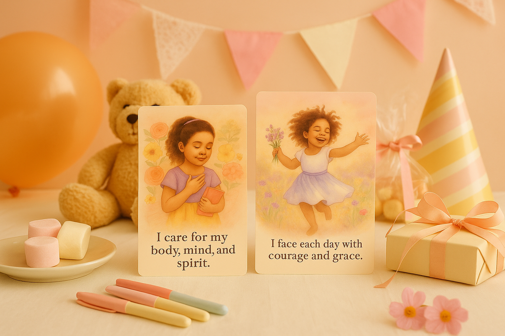 30 Daily Lunchbox Affirmation Cards for Strong & Kind Girls