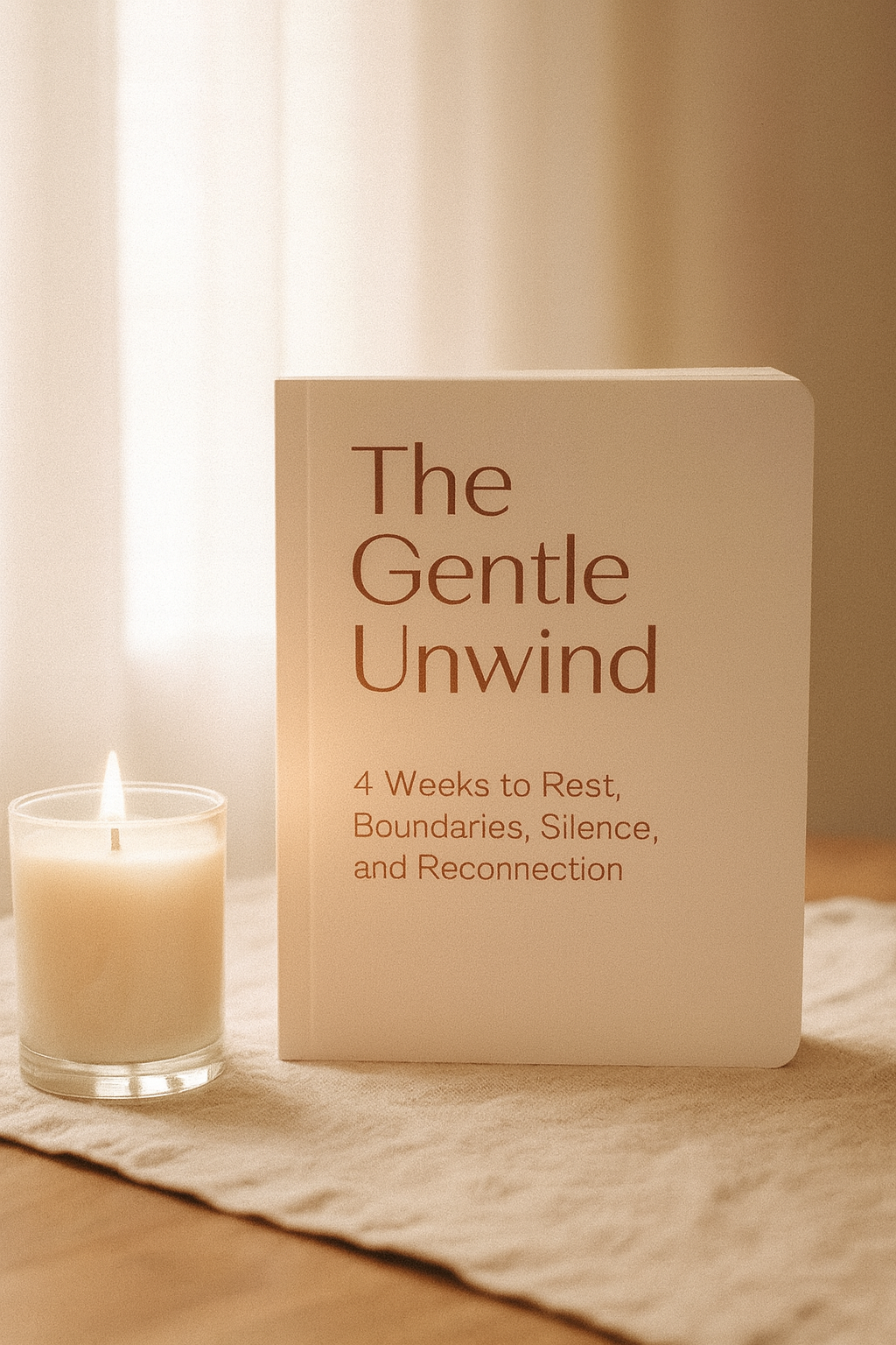 The Gentle Unwind: 4 Weeks to Rest, Boundaries, Silence, and Reconnection