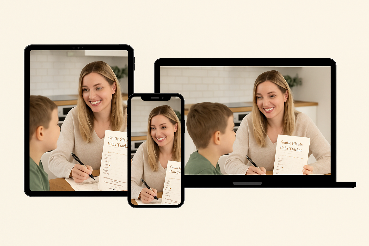 Gentle Giants Habit Tracker: Simple, faith-filled habits for raising strong and kind sons