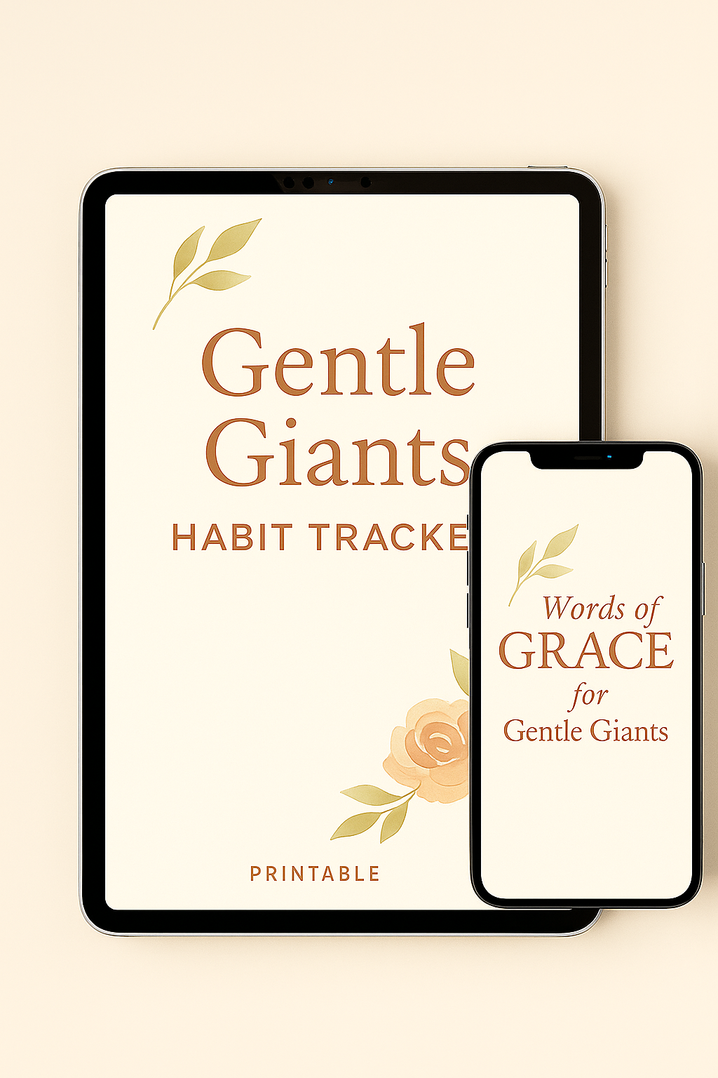Gentle Giants Habit Tracker: Simple, faith-filled habits for raising strong and kind sons