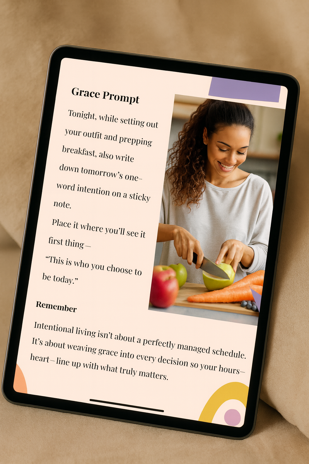 Graceful Morning Reset eBook – 30 Days Guide to Waking Up with Peace, Purpose and a Smile