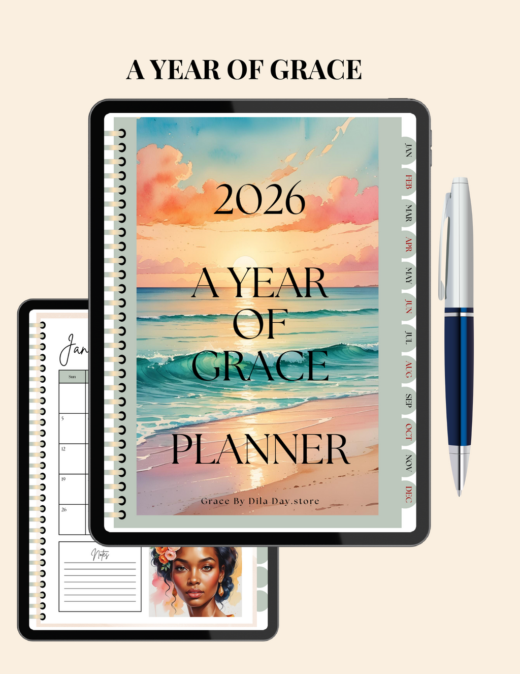 A Year of Grace: A Scripture-Inspired 2026 Planner