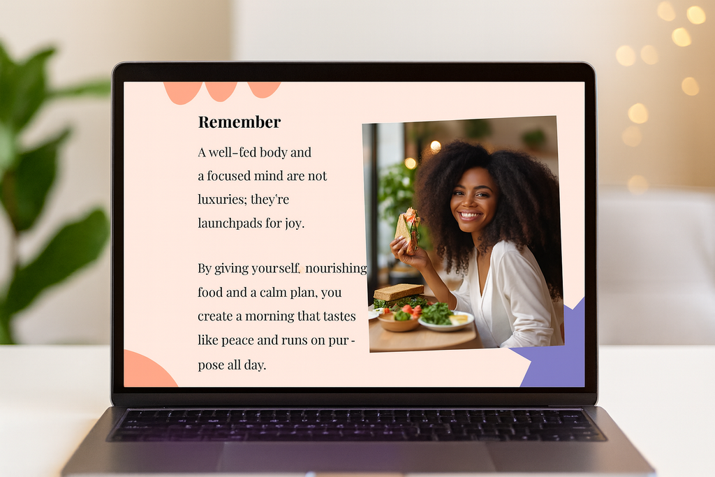 Graceful Morning Reset eBook – 30 Days Guide to Waking Up with Peace, Purpose and a Smile