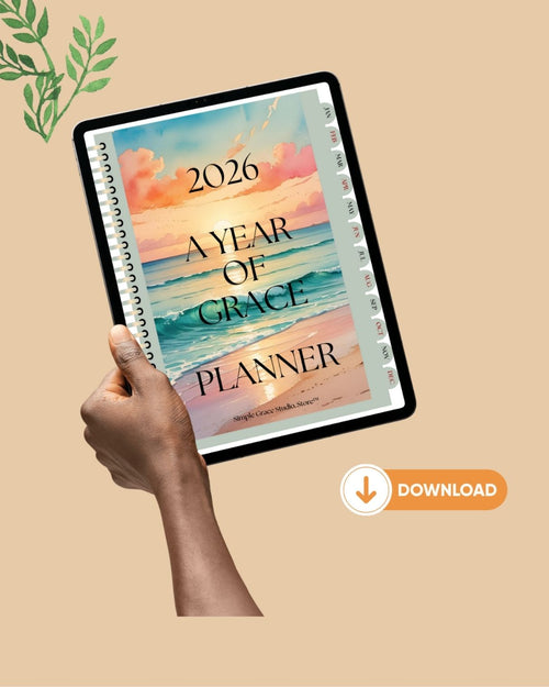 A Year of Grace: A Scripture-Inspired 2026 Planner