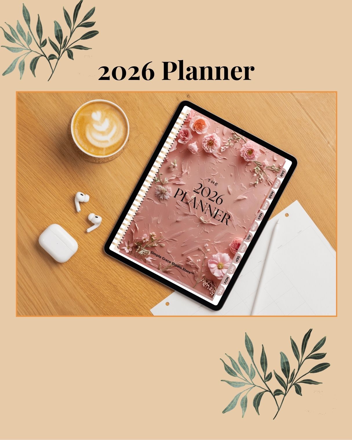 2026 Digital Planner Calendar